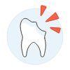 Dentistry Tooth Broken Illustration from UX Colors Set