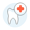 Dentistry Tooth Care 2 Illustration from UX Colors Set