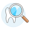 Dentistry Tooth Examine Illustration from UX Colors Set