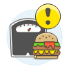 Warning Weight Illustration from UX Colors Set