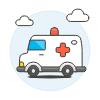Ambulance 1 Illustration from UX Colors Set