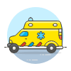 Ambulance 3 Illustration from UX Colors Set
