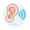 Ear Hearing 1 Illustration from UX Colors Set