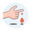 Injuries Finger 1 Illustration from UX Colors Set