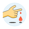 Injuries Finger 3 Illustration from UX Colors Set