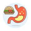 Stomach 3 Illustration from UX Colors Set | Free Download as SVG Vector and Transparent PNG | Streamline illustrations