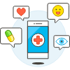App Health 8 Illustration from UX Colors Set