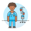 Nurse Care 3 illustration - Free transparent PNG, SVG. No sign up needed.