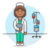 Nurse Care 4 illustration - Free transparent PNG, SVG. No sign up needed.