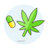 Capsule Drug Weed illustration - Free transparent PNG, SVG. No sign up needed.
