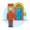 Bellboy 4 Illustration from UX Colors Set