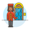 Bellboy 6 Illustration from UX Colors Set