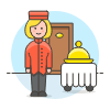 Room Service 4 Illustration from UX Colors Set