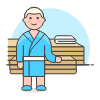 Sauna Room 1 Illustration from UX Colors Set