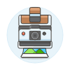 Camera Polaroid 2 Illustration from UX Colors Set