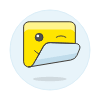 Sticker Square 1 Illustration from UX Colors Set