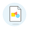 File Vectoe Illustration from UX Colors Set