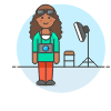 Photographers Shoot 4 Illustration from UX Colors Set
