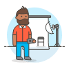 Photographers Studio 3 Illustration from UX Colors Set