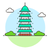 Chinese Pagoda 1 illustration - Free transparent PNG, SVG. No sign up needed.