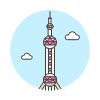 Pearl Tower illustration - Free transparent PNG, SVG. No sign up needed.