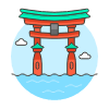 Shrine Of Itsukushima illustration - Free transparent PNG, SVG. No sign up needed.