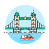 Tower Bridge illustration - Free transparent PNG, SVG. No sign up needed.