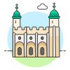 Tower Of London illustration - Free transparent PNG, SVG. No sign up needed.