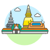 Wat Phra Kaew illustration - Free transparent PNG, SVG. No sign up needed.