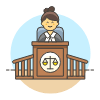 Judge 2 6 Illustration from UX Colors Set