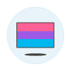 Bisexual Flag 1 Illustration from UX Colors Set