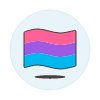 Bisexual Flag 2 illustration - Free transparent PNG, SVG. No sign up needed.