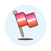Lesbians Flag 3 Illustration from UX Colors Set
