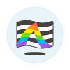 Straight Flag 2 Illustration from UX Colors Set
