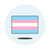 Transgender Flag 1 illustration - Free transparent PNG, SVG. No sign up needed.