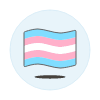 Transgender Flag 2 illustration - Free transparent PNG, SVG. No sign up needed.