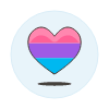 Bisexual Heart illustration - Free transparent PNG, SVG. No sign up needed.
