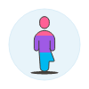 Bisexual Gay Avatar Illustration from UX Colors Set