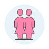 Pink Homosexual Avatar 2 Illustration from UX Colors Set