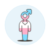 Transgender Gay Avatar 1 Illustration from UX Colors Set