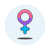 Bisexual Female Symbol illustration - Free transparent PNG, SVG. No sign up needed.