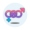 Bisexual Symbol 1 illustration - Free transparent PNG, SVG. No sign up needed.