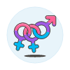 Bisexual Symbol 2 illustration - Free transparent PNG, SVG. No sign up needed.