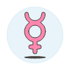 Pink Virgin Symbol illustration - Free transparent PNG, SVG. No sign up needed.