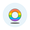 Pride Agender Symbol Illustration from UX Colors Set