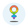 Pride Female Symbol Illustration from UX Colors Set