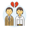 Gay Breakup 1 Illustration from UX Colors Set