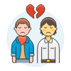 Gay Breakup 4 Illustration from UX Colors Set