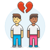 Gay Breakup 8 Illustration from UX Colors Set