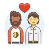 Gay Couple 3 Illustration from UX Colors Set